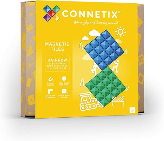 CONNETIX RAINBOW BLUE & GREEN BASE PLATE PACK