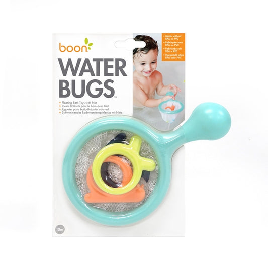 WATER BUGS FLOATING BATH TOYS WITH NET