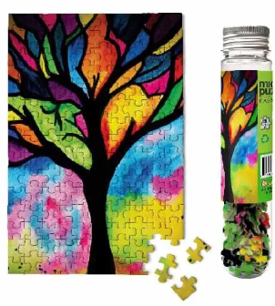 MICRO PUZZLES: STAINED GLASS TREE