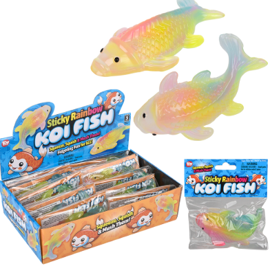 STICKY RAINBOW KOI FISH