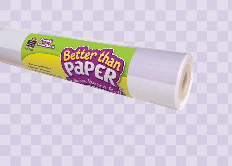BETTER THAN PAPER: PURPLE CHECKERS