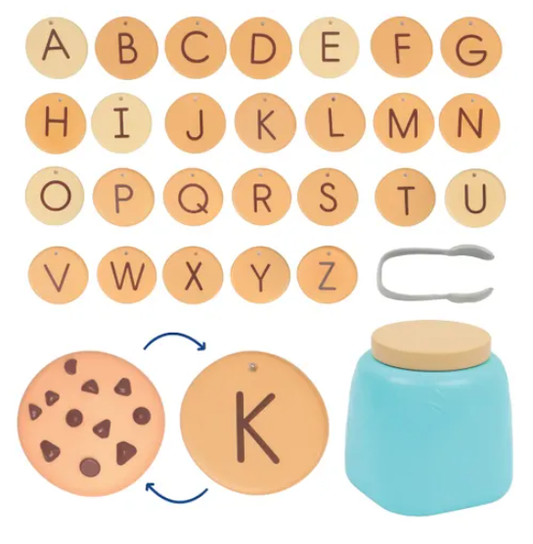 ALPHABET COOKIE JAR