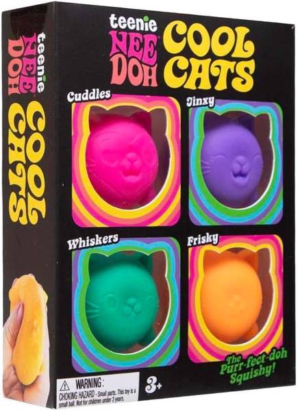 NEEDOH TEENIE COOL CATS SET OF 4