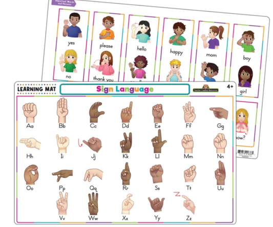 LEARNING MAT: SIGN LANGUAGE