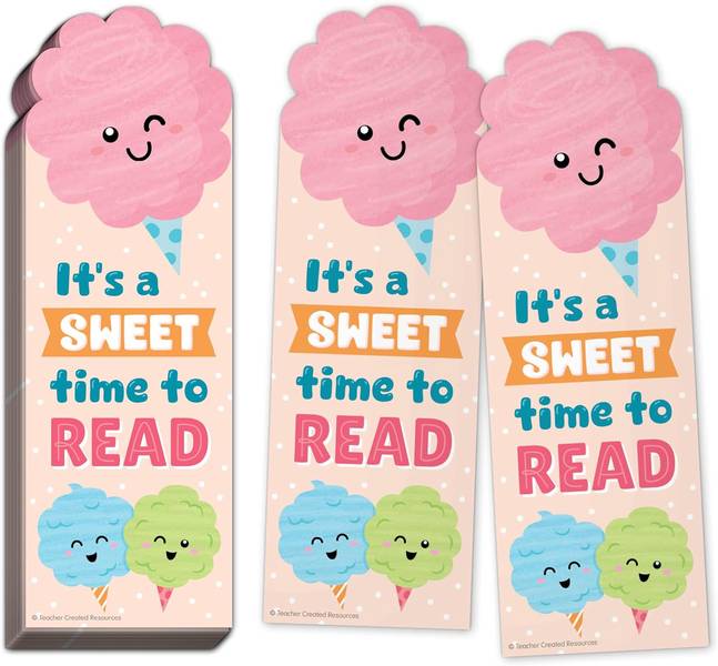 SMELLY BOOKMARKS: COTTON CANDY