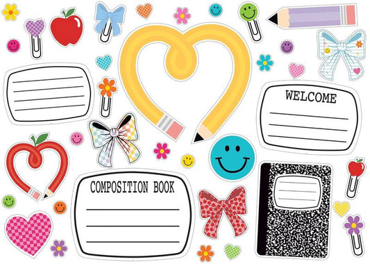 BULLETIN BOARD SET: COOL FOR SCHOOL BIG & BOLD