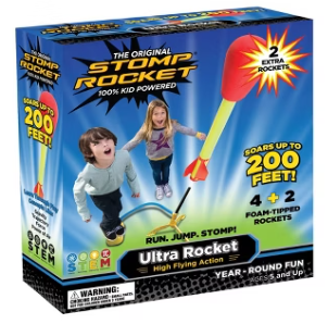 STOMP ROCKET ULTRA WITH 6 ROCKETS