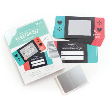 (SALE) SCRATCH-OFF VALENTINES GAME ON