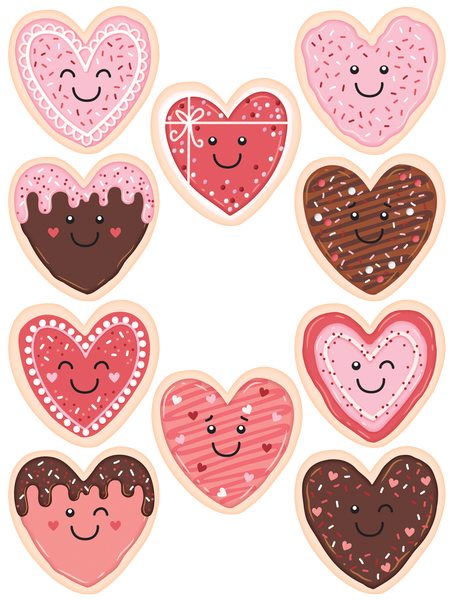 ACCENTS: FROSTED HEART COOKIES