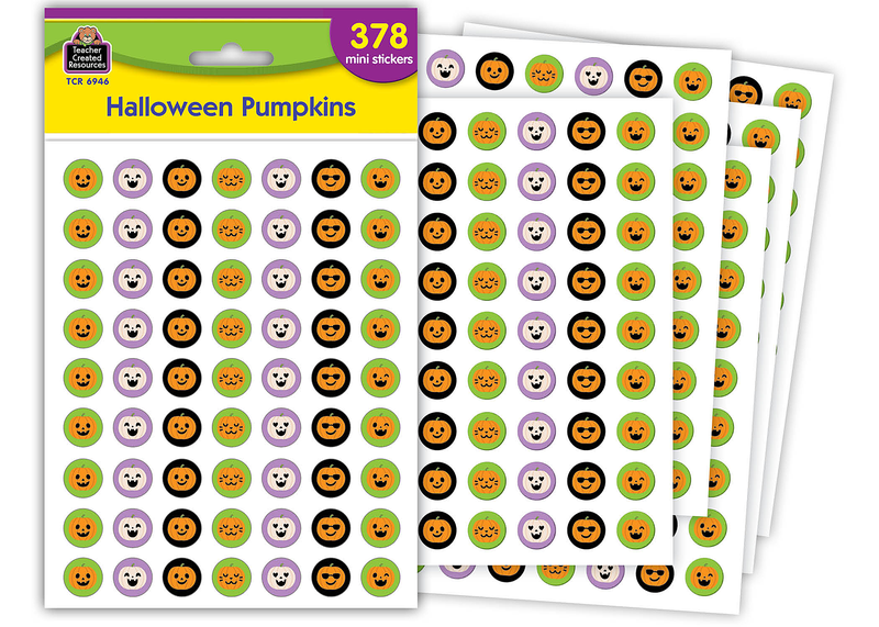 STICKERS: HALLOWEEN PUMPKINS MINI