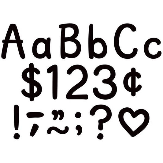 LETTERS: MODERN CLASSIC BLACK 4"