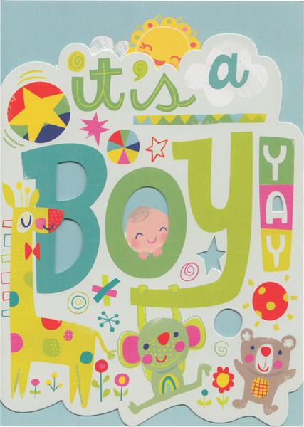 GREETING CARD: IT'S A BOY
