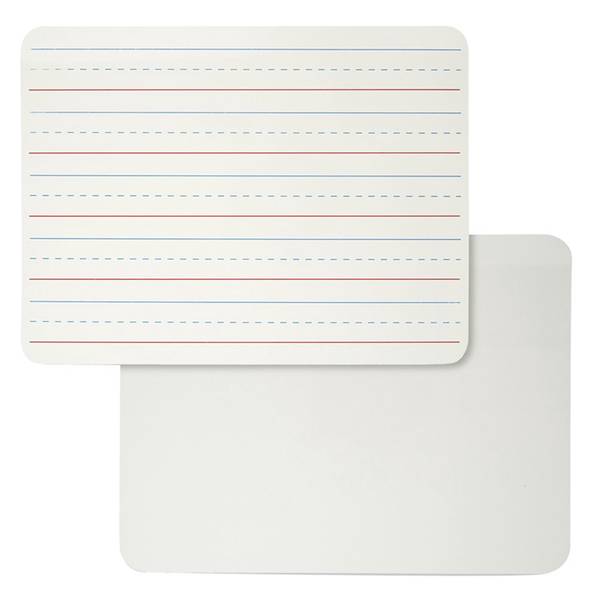 DRY ERASE BOARD: 9"X12" DOUBLE SIDED INDIVIDUAL
