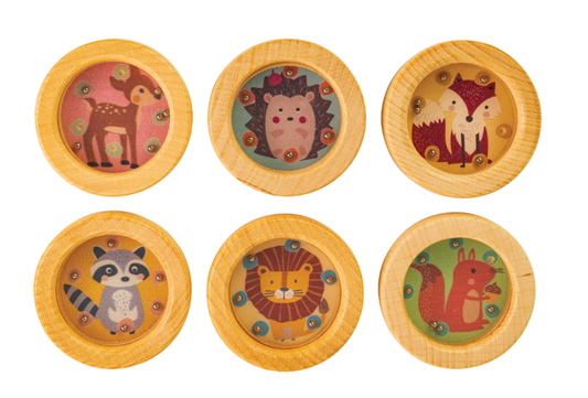 WOODEN ANIMAL BALL GAME