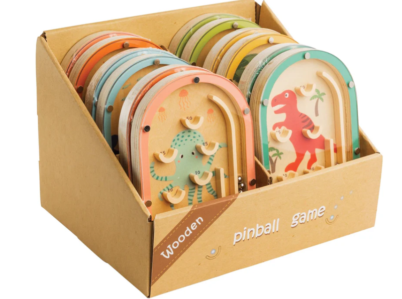 WOODEN PINBALL GAME
