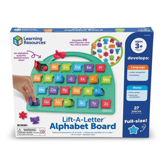 LIFT-A-LETTER ALPHABET BOARD