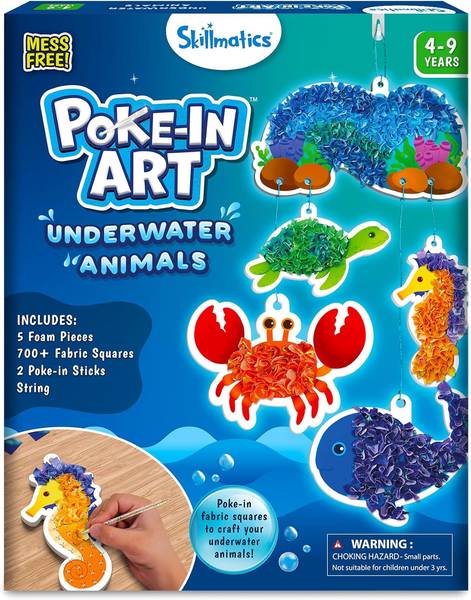POKE-IN ART UNDERWATER ANIMALS
