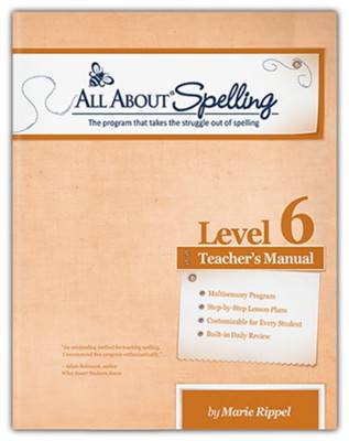 ALL ABOUT SPELLING LEVEL 6 TEACHER'S MANUAL