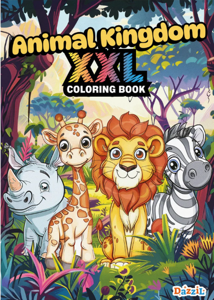 XXL COLORING BOOK: ANIMAL KINGDOM