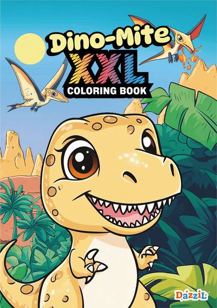 XXL COLORING BOOK: DINO-MITE