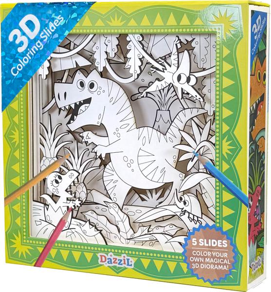 3D COLORING: DINOSAUR
