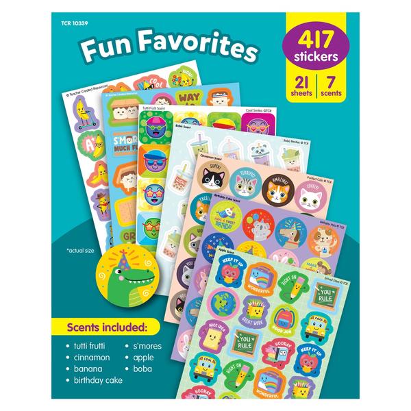 STICKERS: FUN FAVORITES SMELLY VARIETY PACK