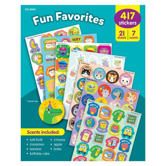 STICKERS: FUN FAVORITES SMELLY VARIETY PACK