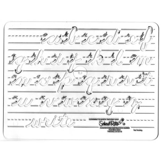 SCHOOL-WRITE HANDWRITING INSTRUCTION GUIDES- LOWERCASE CURSIVE