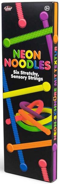NEON NOODLES SIX STRETCHY, SENSORY STRINGS