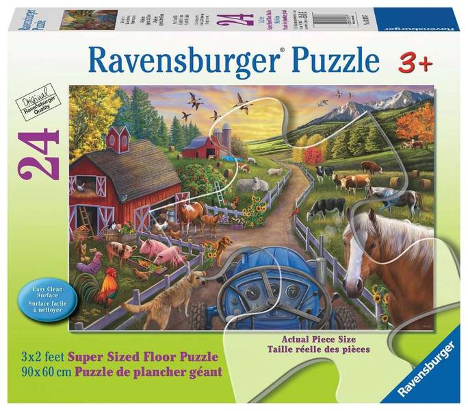 FLOOR PUZZLE: MY FIRST FARM 24 PC
