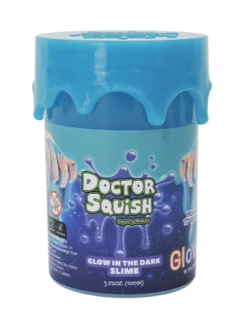 DOCTOR SQUISH GLOW IT! SLIME ASSORTED