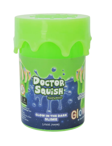 DOCTOR SQUISH GLOW IT! SLIME ASSORTED