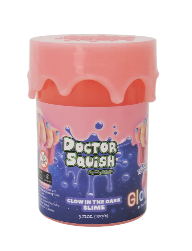 DOCTOR SQUISH GLOW IT! SLIME ASSORTED