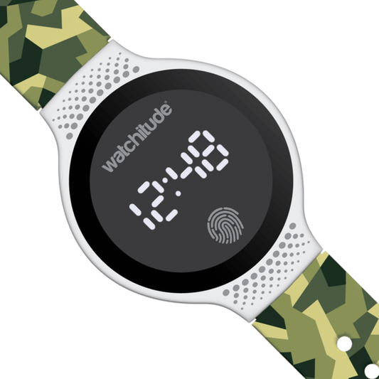 TAG'D 2 TRACKABLE WATCH- ARMY CAMO