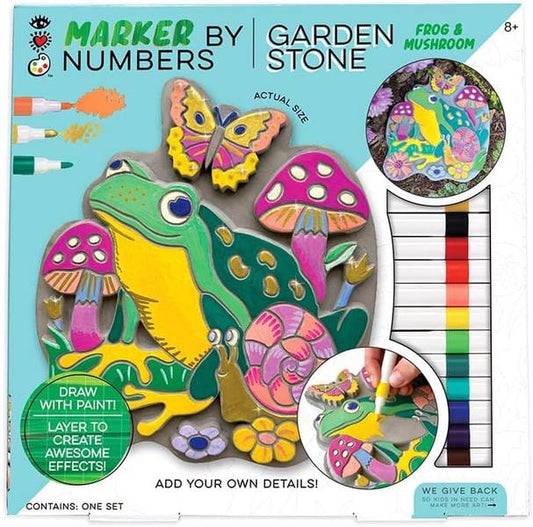 MARKER BY NUMBERS GARDEN STONE