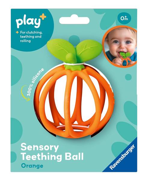 SENSORY TEETHING BALL ORANGE