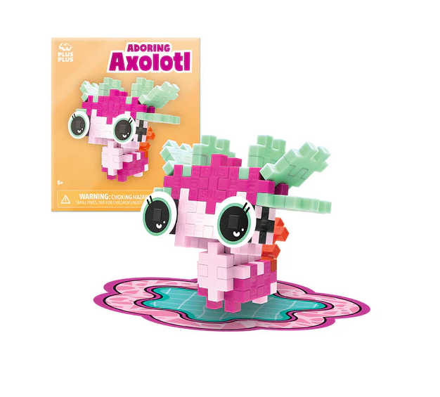 PLUS PLUS PET PACKET: ADORING AXOLOTL