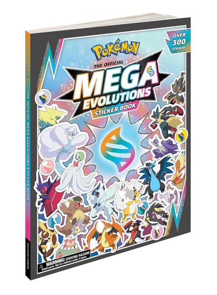 POKEMON MEGA EVOLUTIONS STICKER BOOK