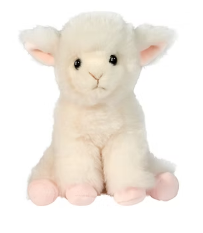 MINI SITTING FARM ANIMALS LAMB, COW, GOAT OR PIG