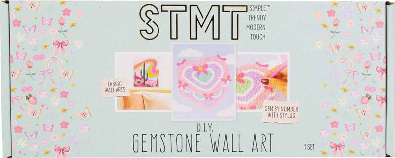 DIY GEMSTONE WALL ART