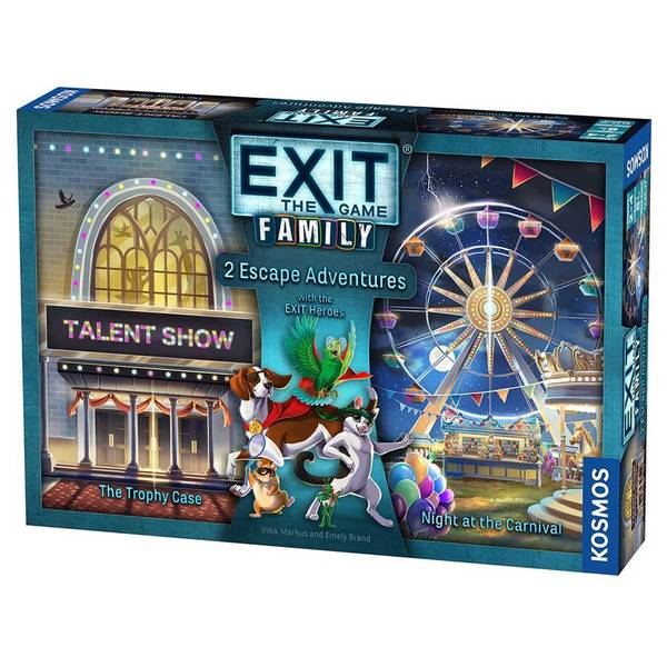 EXIT: THE GAME FAMILY- THE TROPHY CASE/NIGHT AT THE CARNIVAL