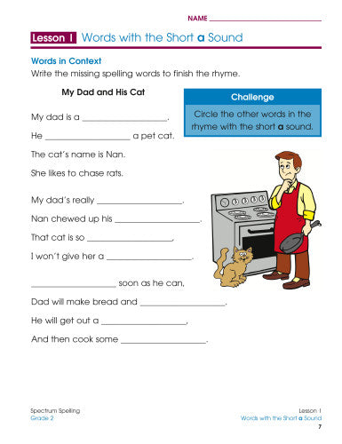 SPECTRUM COMMON CORE SPELLING GRADE 2