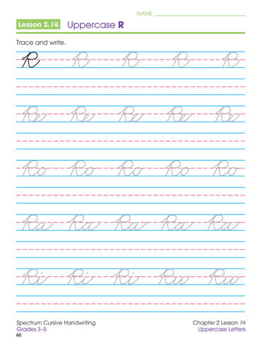 SPECTRUM CURSIVE HANDWRITING