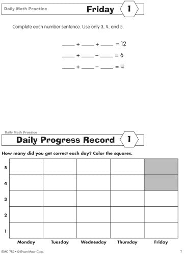 DAILY MATH PRACTICE GRADE 3