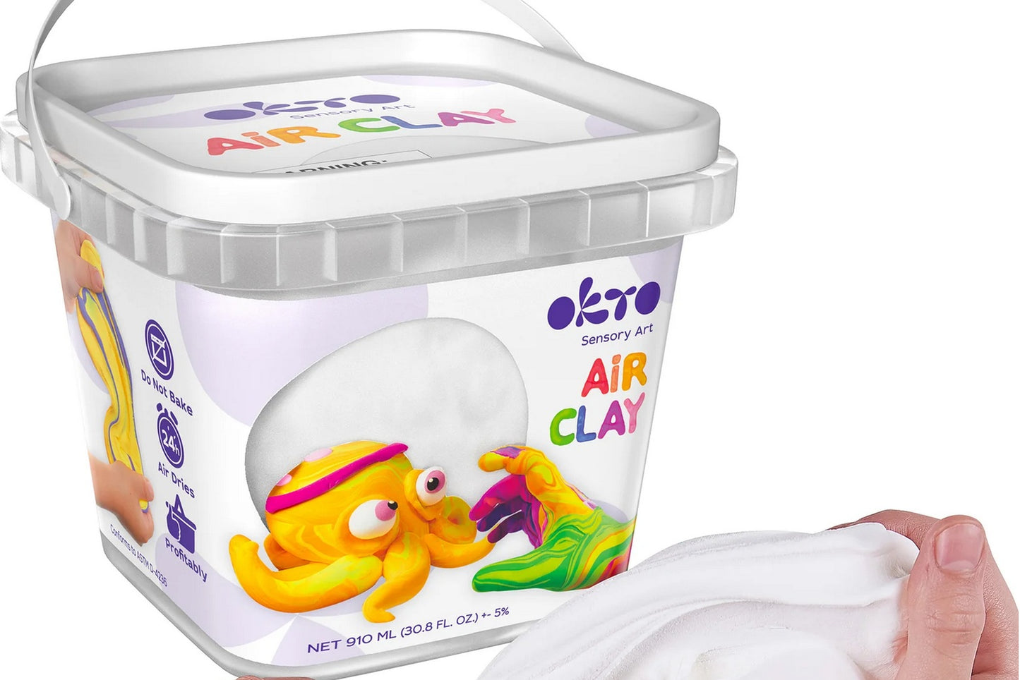 SENSORY ART: AIR CLAY WHITE