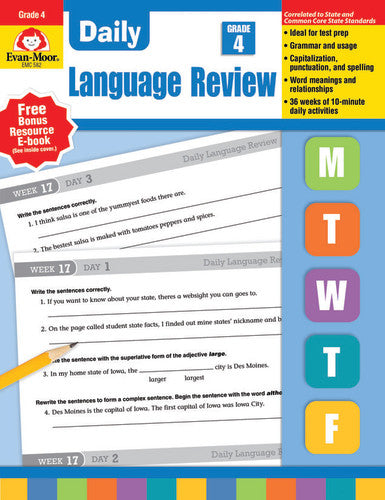 DAILY LANGUAGE REVIEW: GRADE 4