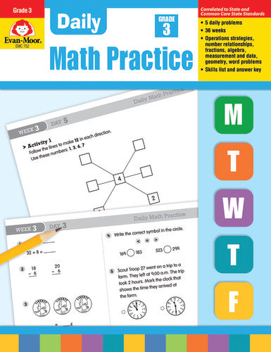 DAILY MATH PRACTICE GRADE 3