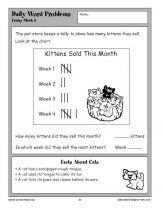 DAILY WORD PROBLEMS MATH GRADE 1