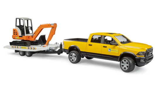 RAM RENTAL SERVICE WITH TRAILER AND MINI EXCAVATOR