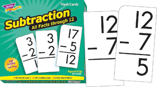 FLASH CARDS: SUBTRACTION ALL FACTS